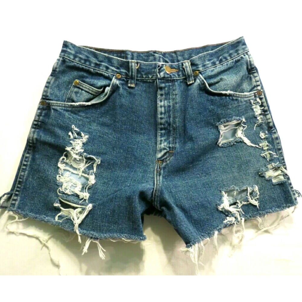 Wrangler Denim Cut off 29 High rise waist shorts